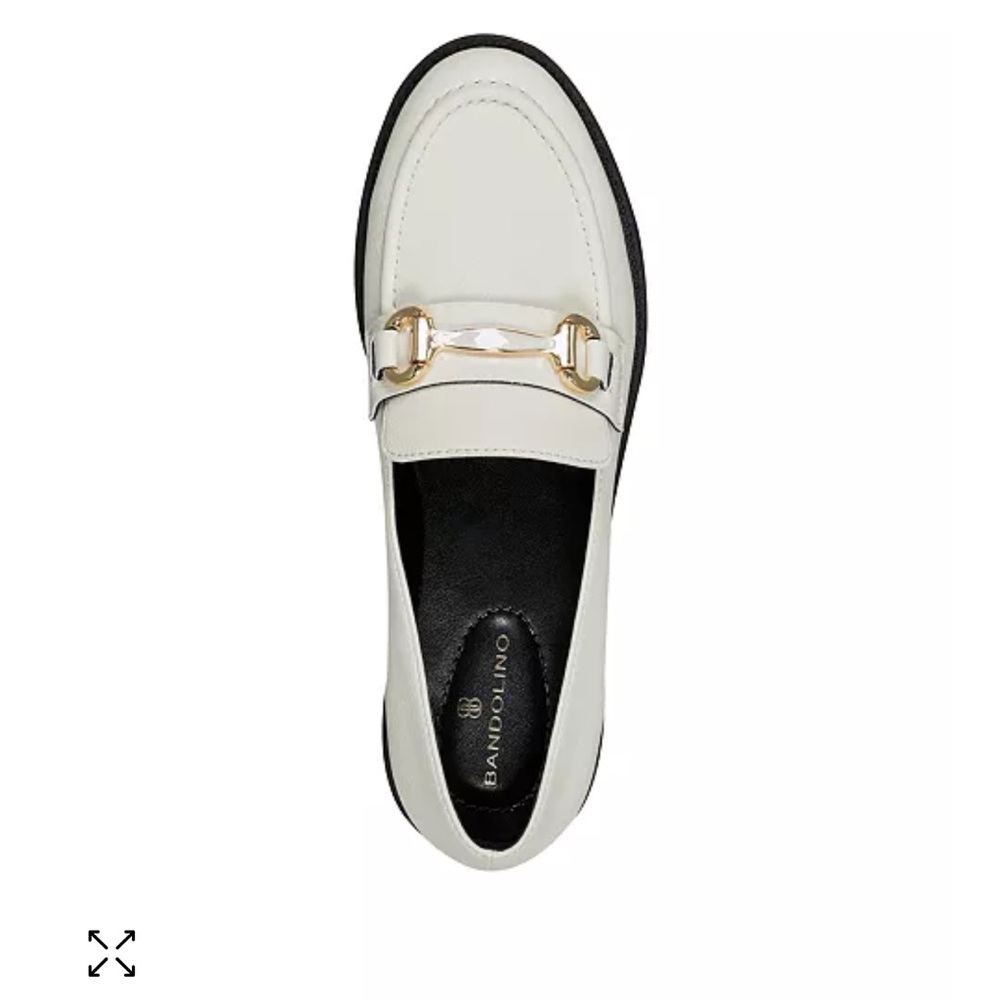 Bandolino Cream Loafers for Women